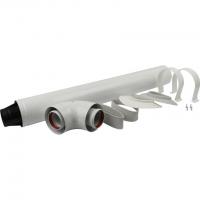 Коаксиальный комплект STOUT DN60/100 L850 с хомутом